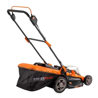 Dual Power Accu-grasmaaier POWDPG75610 - 40 V, 420 mm Ø grasmaaier, zonder accu en lader, met grasopvangbak en achteruitworp fra Powerplus – produktbillede 3 af 6