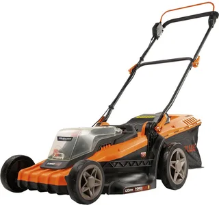 Dual Power Accu-grasmaaier POWDPG75610 - 40 V, 420 mm Ø grasmaaier, zonder accu en lader, met grasopvangbak en achteruitworp fra Powerplus – produktbillede 1 af 6
