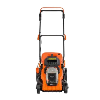 Dual Power Accu-grasmaaier POWDPG75610 - 40 V, 420 mm Ø grasmaaier, zonder accu en lader, met grasopvangbak en achteruitworp fra Powerplus – produktbillede 4 af 6
