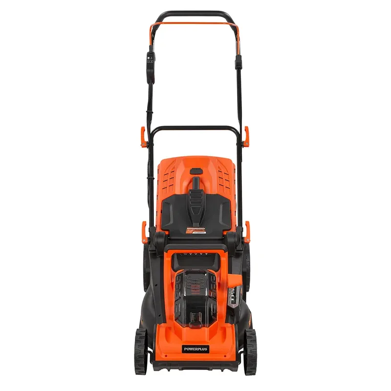 Dual Power accu grasmaaier POWDPG75611 - 40 V, 430 mm Ø grasmachine, met grasopvangsysteem en achteruitworp van Powerplus – productafbeelding 4 van 6