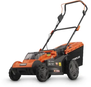 Dual Power accu grasmaaier POWDPG75611 - 40 V, 430 mm Ø grasmachine, met grasopvangsysteem en achteruitworp van Powerplus – productafbeelding 1 van 6