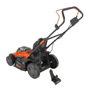 Dual Power accu grasmaaier POWDPG75611 - 40 V, 430 mm Ø grasmachine, met grasopvangsysteem en achteruitworp van Powerplus – productafbeelding 5 van 6
