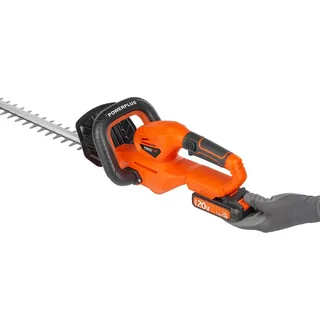 Dual Power Accu-heggenschaar POWDPG75320 - Accu-haagschaar van 20 V, met accu en lader, mes van 580 mm en snijafstand van 18 mm, tuingereedschap by Powerplus – product image 4 of 6