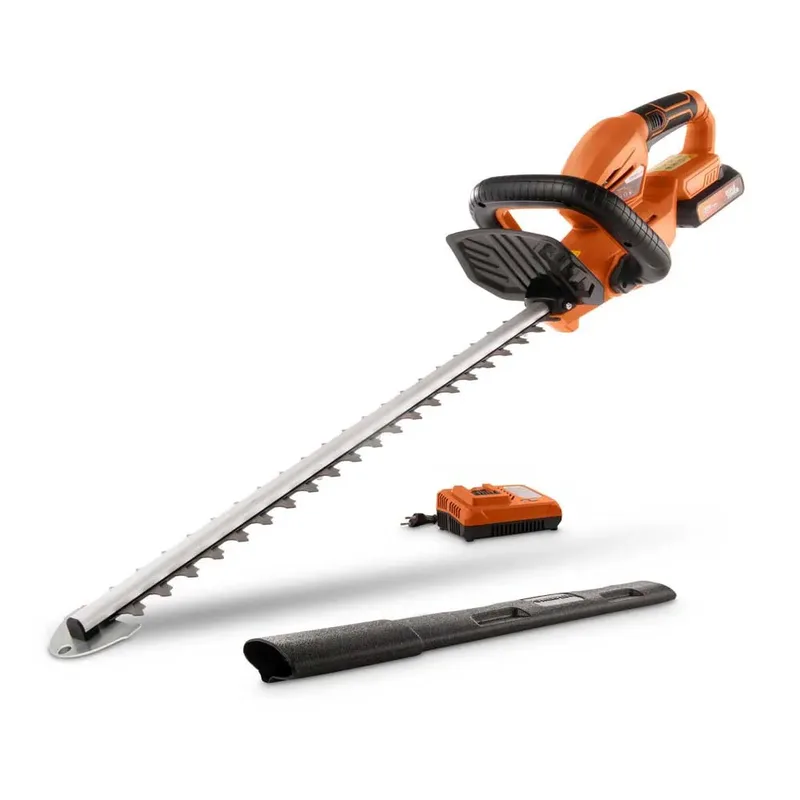 Dual Power Accu-heggenschaar POWDPG75320 - Accu-haagschaar van 20 V, met accu en lader, mes van 580 mm en snijafstand van 18 mm, tuingereedschap by Powerplus – product image 2 of 6