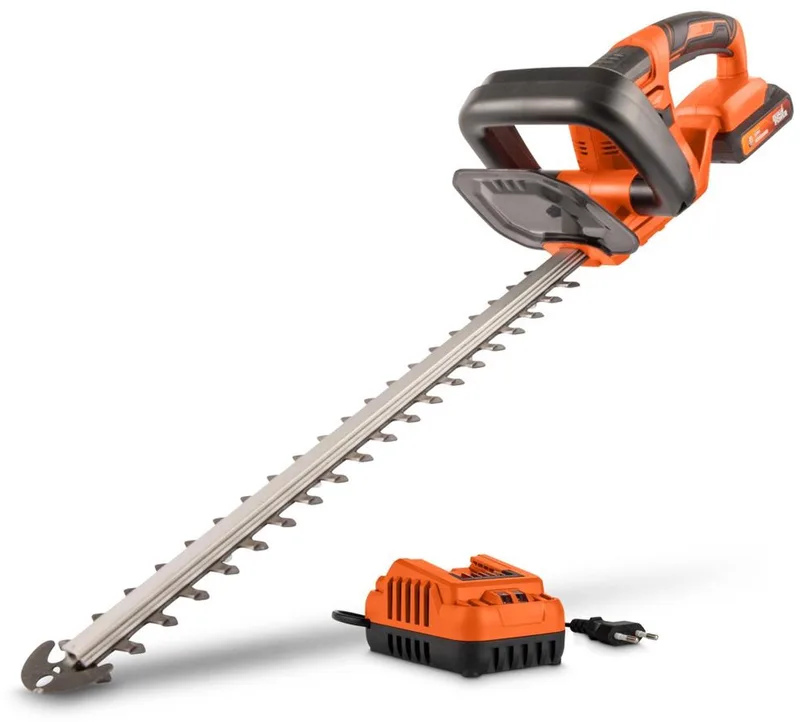 Dual Power Accu-heggenschaar POWDPG75321 - 20 V, met accu en lader, mes van 515 mm en snijafstand van 15 mm de Powerplus – image du produit