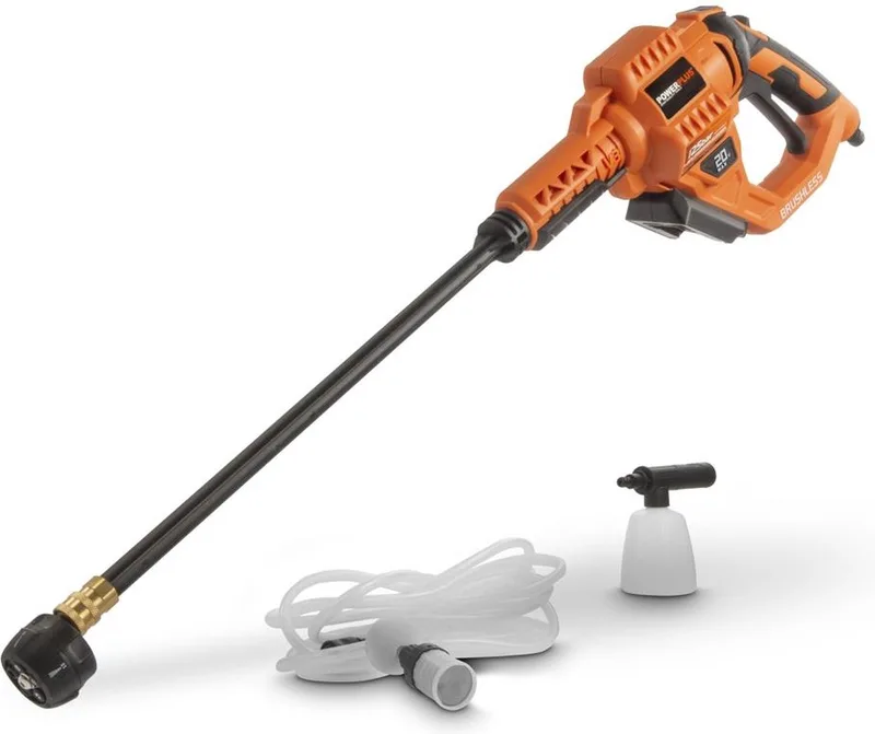 Dual Power Accu-hogedrukreiniger POWDPG80620 - Terrasreiniger van 20 V, start/stop functie, druk van 25 bar, zonder accu en lader de Powerplus – image du produit 1 sur 6