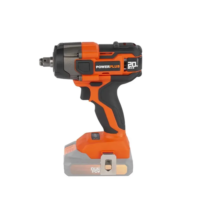Dual Power Accu Slagmoersleutel POWDP20150 - Moersleutel van 1/2" en 20 V, 4350 tpm en 220 Nm - zonder Batterij of Lader van Powerplus – productafbeelding 3 van 6