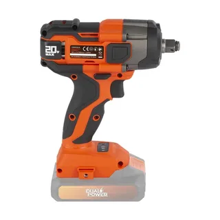 Dual Power Accu Slagmoersleutel POWDP20150 - Moersleutel van 1/2" en 20 V, 4350 tpm en 220 Nm - zonder Batterij of Lader van Powerplus – productafbeelding 4 van 6