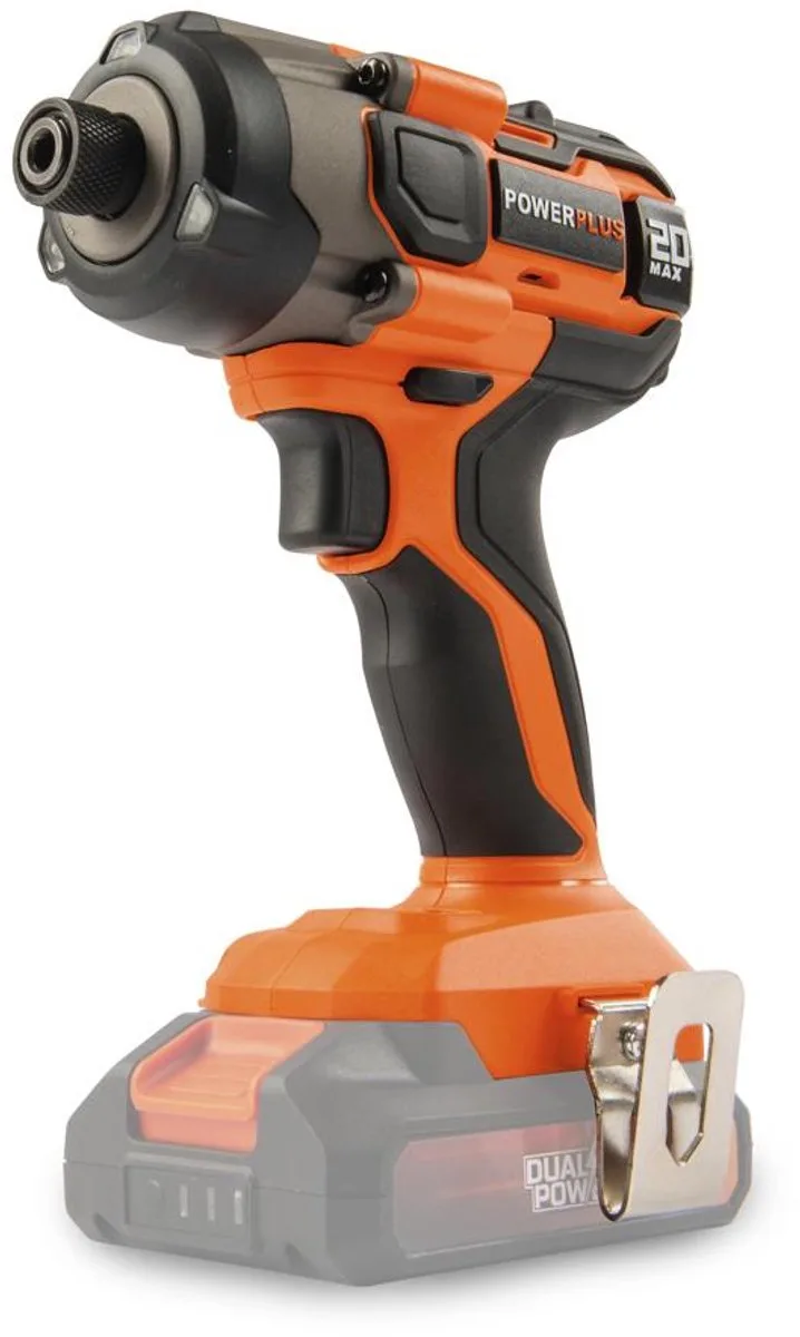 Dual Power Accu Slagschroevendraaier POWDP20100 - Schroevendraaier van 20 V, 4350 tpm en 180 Nm - zonder Batterij of Lader by Powerplus – product image