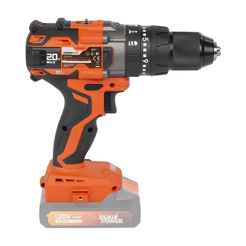 Dual Power Accuboormachine POWDP15220 - 20V - met klop functie - Excl. accu en lader van Powerplus – productafbeelding 4 van 6