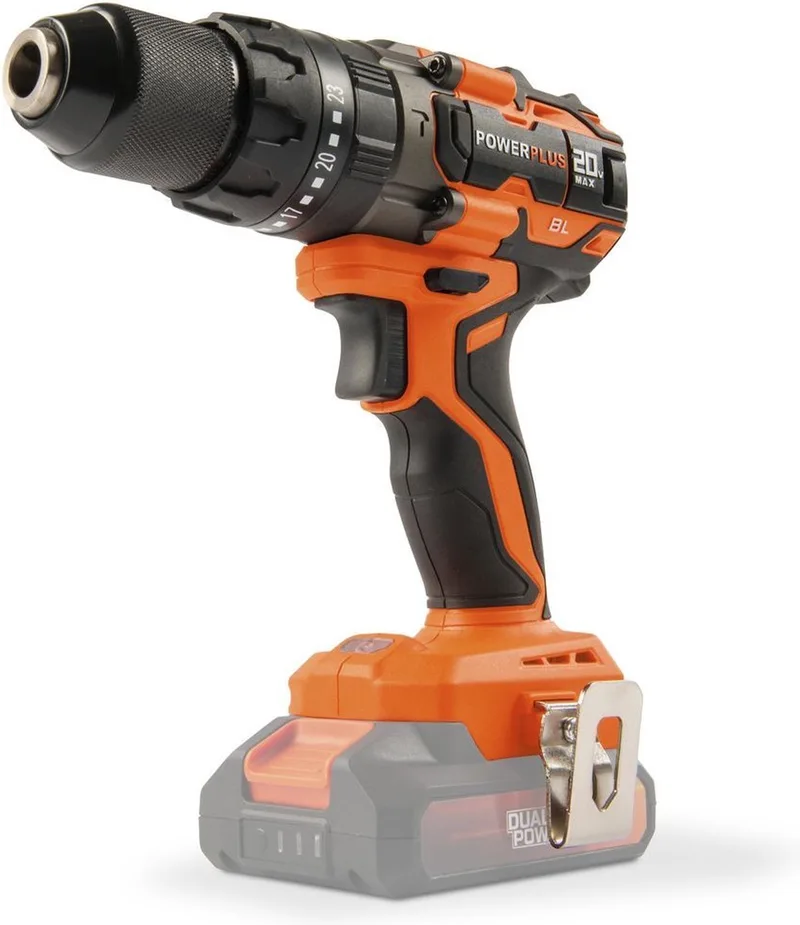 Dual Power Accuboormachine POWDP15220 - 20V - met klop functie - Excl. accu en lader van Powerplus – productafbeelding 1 van 6