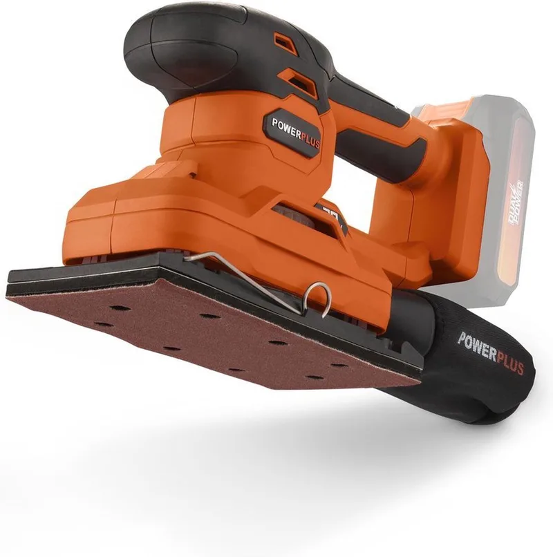 Dual Power cordless vlakschuurmachine POWDP50300 - 20V - schuurpapier 187x90mm - 24000min-1, zonder battery & charger, met 1 acc. de Powerplus – image du produit 1 sur 6