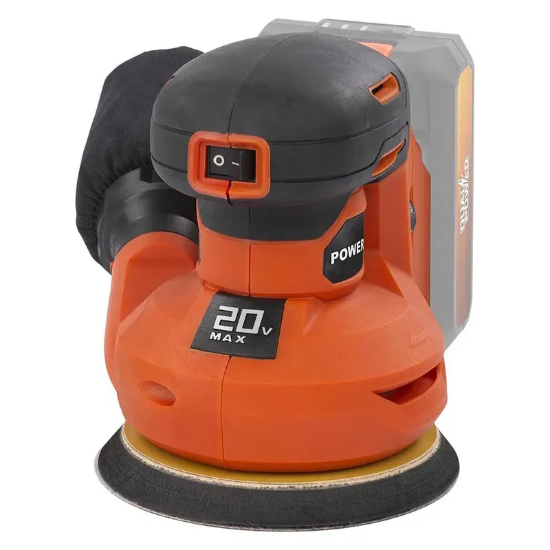 Dual Power excentrische accu-schuurmachine POWDP50400 - 20V, schuurpapier ᴓ125mm - 24000min-1 - zonder accu en lader, met 1 acc. by Powerplus – product image 4 of 6