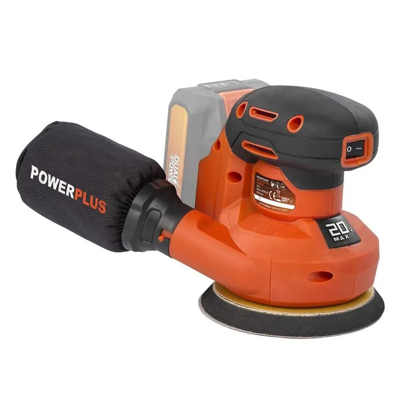 Dual Power excentrische accu-schuurmachine POWDP50400 - 20V, schuurpapier ᴓ125mm - 24000min-1 - zonder accu en lader, met 1 acc. by Powerplus – product image 5 of 6