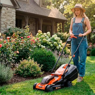 Dual Power Garden - POWDPG75563 - 20 V - Borstelloos - Grasmaaier borstelloos - 20V Ø 320mm - excl. batterij en lader by Powerplus – product image 6 of 6