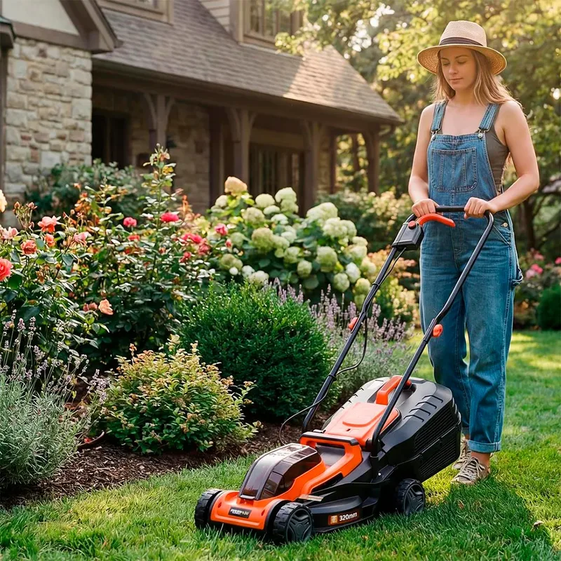 Dual Power Garden - POWDPG75563 - 20 V - Borstelloos - Grasmaaier borstelloos - 20V Ø 320mm - excl. batterij en lader by Powerplus – product image 6 of 6