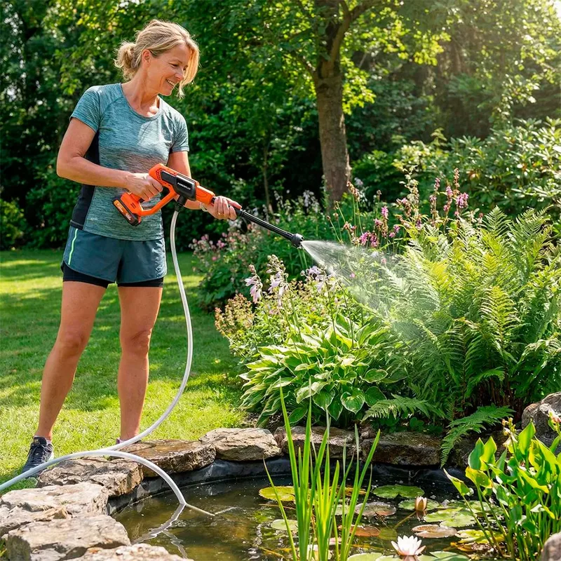 Dual Power Garden - POWDPG80630 - Borstelloos - Hogedrukreiniger - 20V - excl. batterij en lader by Powerplus – product image 6 of 6