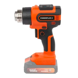 Dual Power Heteluchtpistool POWDP7055 - Warmtepistool van 20 V - Verfverwijderaar tot 550 °C - met 4 mondstukken by Powerplus – product image 3 of 6