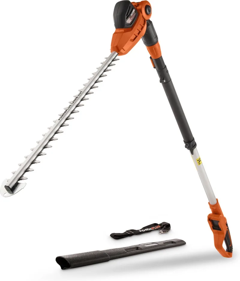 Dual Power Telescopische Accu-heggenschaar POWDPG75380 - Accu-haagschaar van 40 V, zonder accu en lader, mes van 600 mm en snijafstand van 20 mm, tuingereedschap by Powerplus – product image 1 of 6