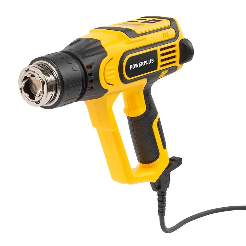 Elektrisch Warmtepistool POWX1026 - Heteluchtpistool 2300 W - Verfverwijderaar tot 660 °C - met 4 Spuitkoppen 1 Schraper van Powerplus – productafbeelding 3 van 6