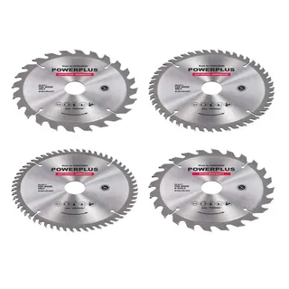 elektrische cirkelzaag POWESET4 - 1200W compact gereedschap, Ø185mm - zijgeleider - met 4 acc. van Powerplus – productafbeelding 6 van 6