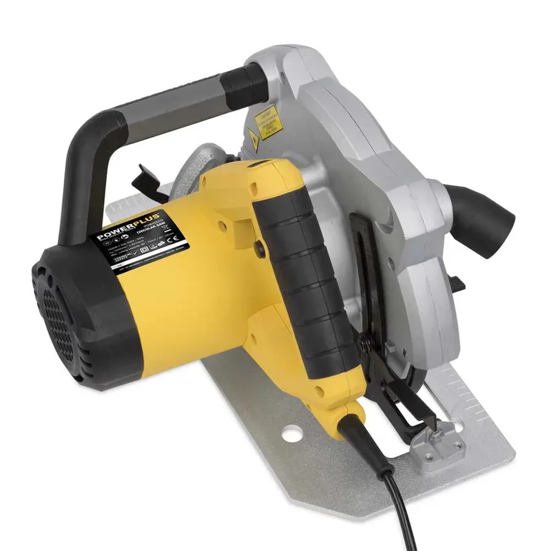 elektrische cirkelzaag POWX0550 - 1800W gereedschap, Ø210mm - laser, zijgeleider - met 1 acc. van Powerplus – productafbeelding 3 van 5