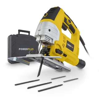 elektrische decoupeerzaag POWX0361 - 810W zaagmachine - 3000min-1 - gereedschap met 6 acc. van Powerplus – productafbeelding 5 van 6