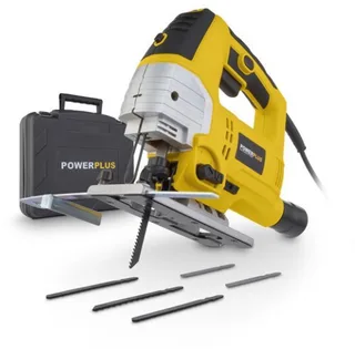 elektrische decoupeerzaag POWX0361 - 810W zaagmachine - 3000min-1 - gereedschap met 6 acc. van Powerplus – productafbeelding 1 van 6