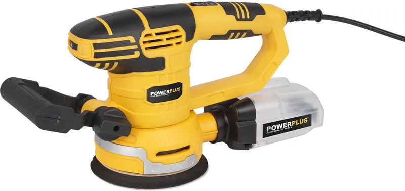 elektrische excentrische schuurmachine POWX0471 - 450W, schuurpapier ᴓ125mm - 13000min-1, met 3 acc. en opbergkoffer by Powerplus – product image