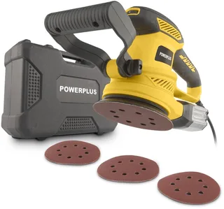 elektrische excentrische schuurmachine POWX04710 - 450W, schuurpapier ᴓ125mm - 26000min-1, met 6 acc. en opbergkoffer von Powerplus – Produktbild 1 von 2