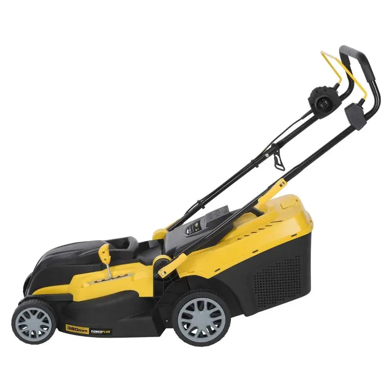 Elektrische Grasmaaier POWXG6251 - 1600 W en 380 mm Ø, grasmaaier met grasopvangbak, mulching en achteruitworp de Powerplus – image du produit 4 sur 6