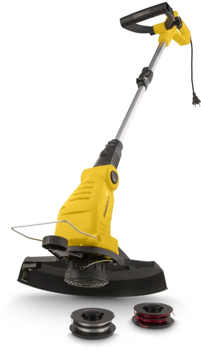 Elektrische Grastrimmer POWXG30031 - 450 W en 300 mm Ø, 2-in-1 tuingereedschap als grastrimmer en kantensnijder voor uw tuin van Powerplus – productafbeelding