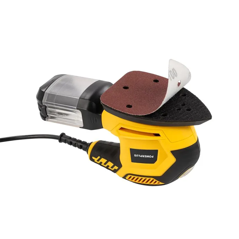 elektrische handpalmschuurmachine POWX04810 - 220 W Multischuurmachine - 15 schuurbladen, stofopvangbak, opbergkoffer by Powerplus – product image 3 of 3