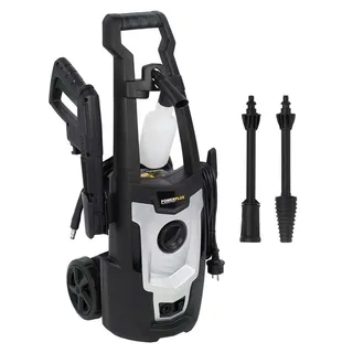 Elektrische Hogedrukreiniger POWXG90405 - 1400 W Terrasreiniger, start/stop functie, max. druk van 110 bar en temperatuur van 50 °C, 5 m slang en accessoires inbegrepen, Reinigen van auto's, meubelen en fiets de Powerplus – image du produit 2 sur 6