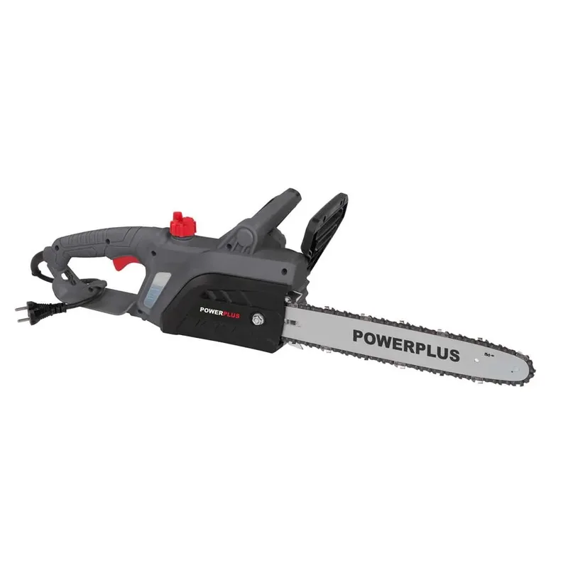 Elektrische Kettingzaag POWEG10100 - Elektrische snoeizaag van 2000 W, zaagblad van 35 cm, automatische kettingsmering, tuingereedschap de Powerplus – image du produit 3 sur 6