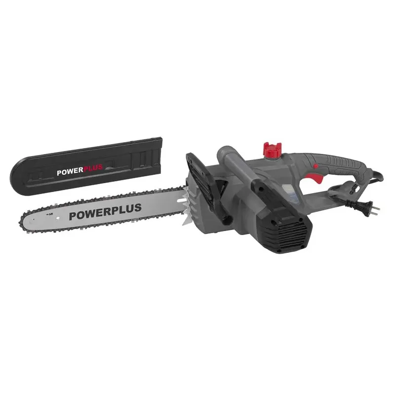 Elektrische Kettingzaag POWEG10100 - Elektrische snoeizaag van 2000 W, zaagblad van 35 cm, automatische kettingsmering, tuingereedschap de Powerplus – image du produit 2 sur 6