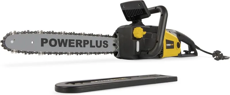 Elektrische Kettingzaag POWXG1009 - Elektrische snoeizaag van 2400 W, zaagblad van 40 cm, automatische kettingsmering, tuingereedschap de Powerplus – image du produit
