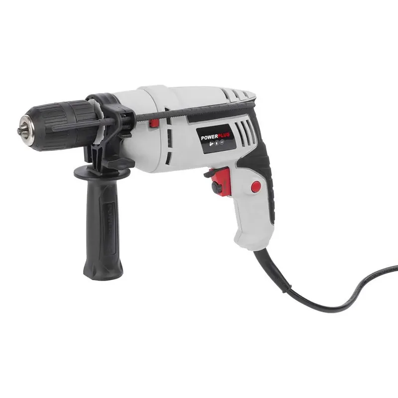 Elektrische klopboormachine POWC10200 - 2 in 1: boren en hamerboren, 600 W boormachine, Links en rechts schroeven von Powerplus – Produktbild 2 von 6