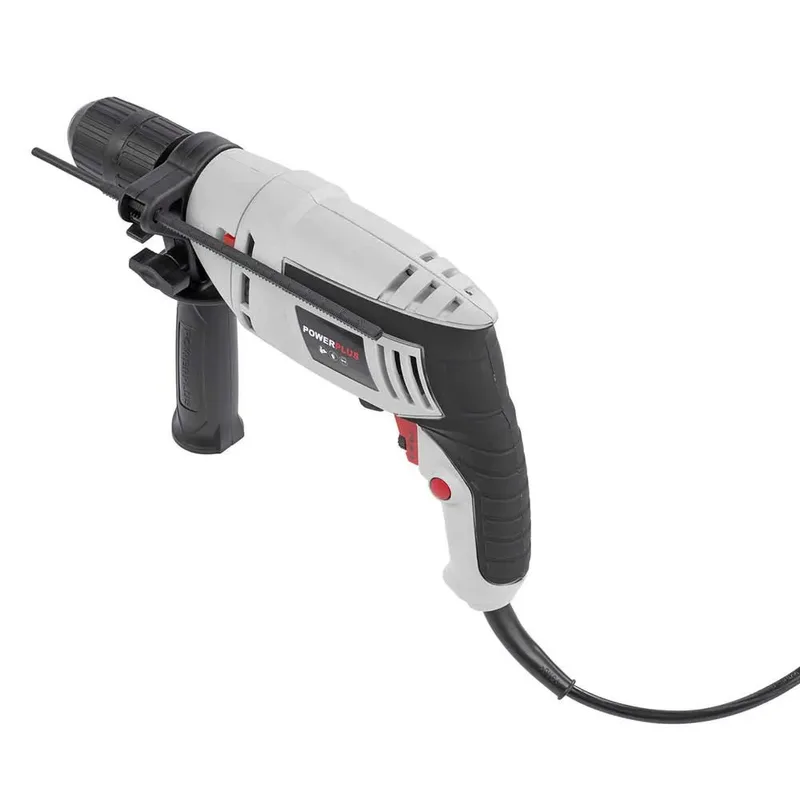 Elektrische klopboormachine POWC10200 - 2 in 1: boren en hamerboren, 600 W boormachine, Links en rechts schroeven von Powerplus – Produktbild 4 von 6