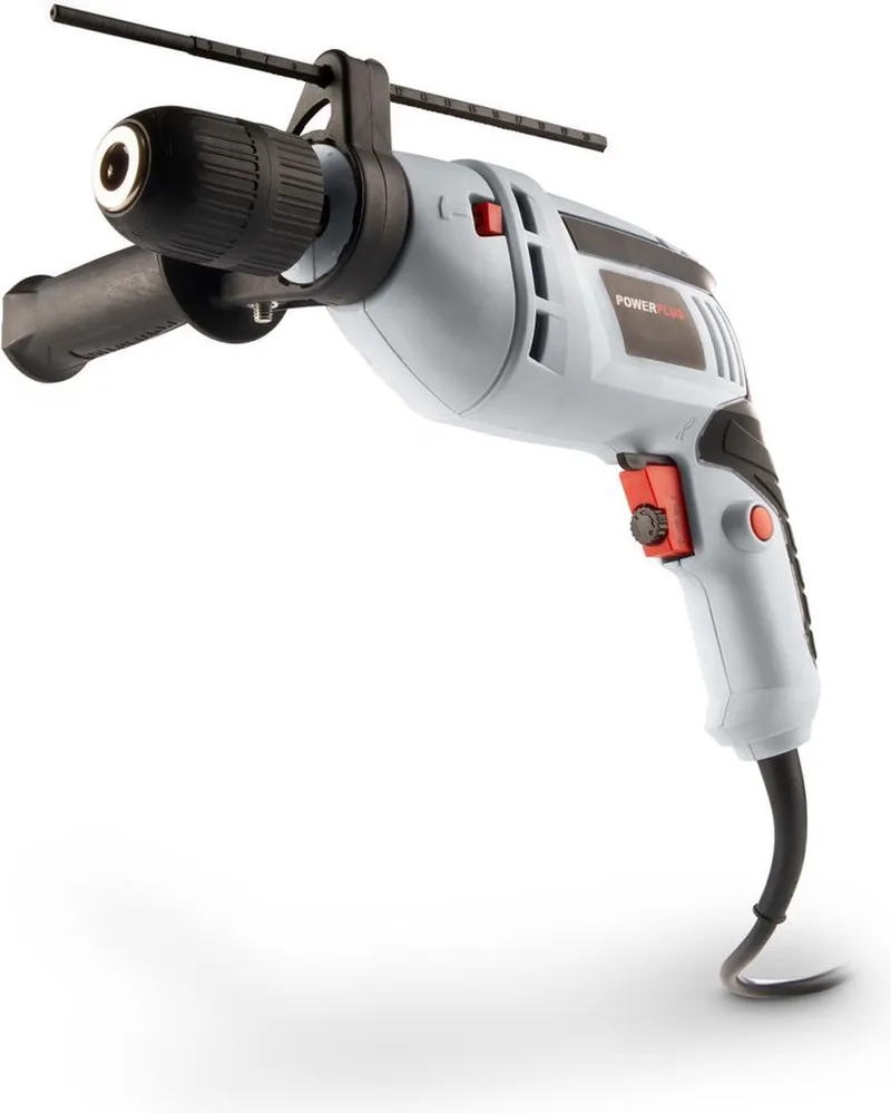 Elektrische klopboormachine POWC10200 - 2 in 1: boren en hamerboren, 600 W boormachine, Links en rechts schroeven von Powerplus – Produktbild 1 von 6