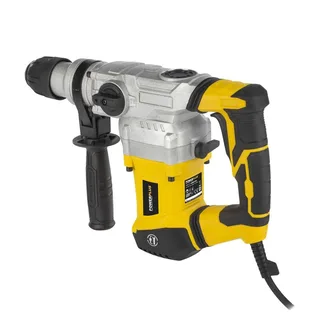 Elektrische klopboormachine POWX11721 - 4 in 1: boren hamerboren beitelen en beitelrotatie, 1200 W boormachine, 5 J, Links en rechts schroeven, SDS plus, 6 accessoires by Powerplus – product image 3 of 6