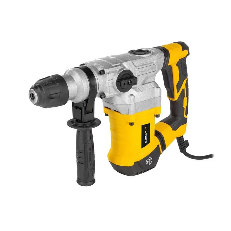 Elektrische klopboormachine POWX11721 - 4 in 1: boren hamerboren beitelen en beitelrotatie, 1200 W boormachine, 5 J, Links en rechts schroeven, SDS plus, 6 accessoires by Powerplus – product image 2 of 6