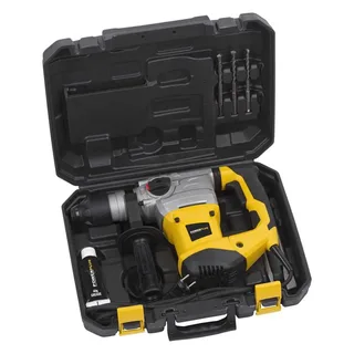 Elektrische klopboormachine POWX1195 - 4 in 1: boren hamerboren beitelen beitelrotatie, 1500 W boor, 6 J, SDS plus, 5 acc. von Powerplus – Produktbild 6 von 6
