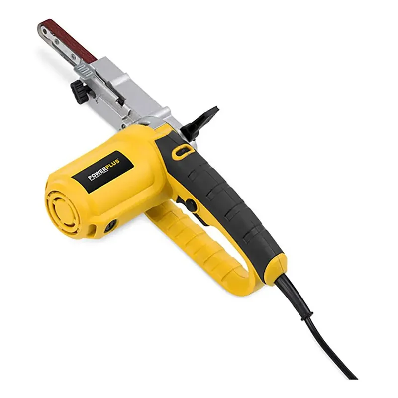 elektrische vijlmachine POWX139 - 400W schuurmachine - schuurriem 457x13mm - 1700min-1 - met opbergkoffer - met 10 acc. van Powerplus – productafbeelding 2 van 6