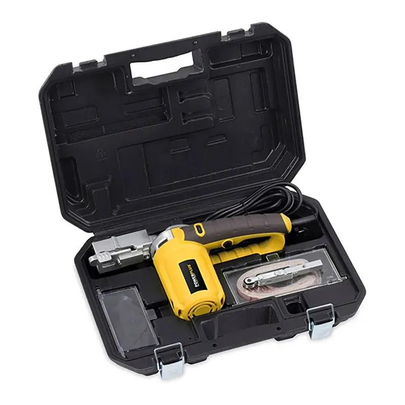 elektrische vijlmachine POWX139 - 400W schuurmachine - schuurriem 457x13mm - 1700min-1 - met opbergkoffer - met 10 acc. van Powerplus – productafbeelding 6 van 6