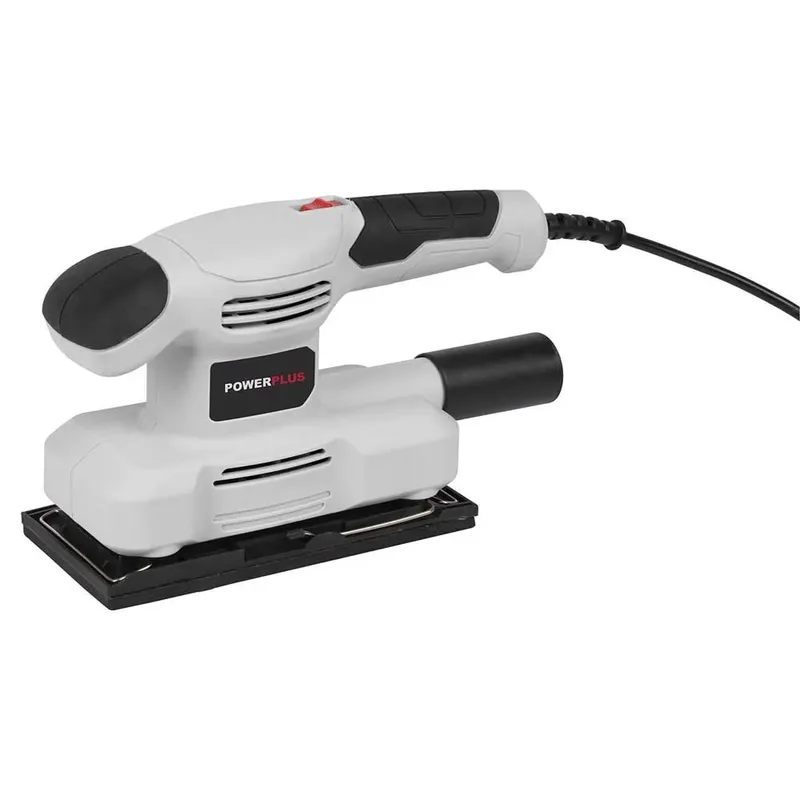 elektrische vlakschuurmachine POWC40100 - 150W - schuurpapier 185 x 90 mm - 24000min-1 - met 1 acc. fra Powerplus – produktbillede 2 af 6