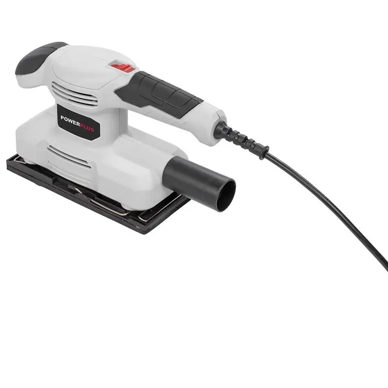 elektrische vlakschuurmachine POWC40100 - 150W - schuurpapier 185 x 90 mm - 24000min-1 - met 1 acc. fra Powerplus – produktbillede 4 af 6