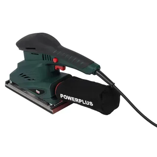 elektrische vlakschuurmachine POWE40010 - 250W - schuurpapier 187 x 90 mm - 11000min-1 - met 5 acc. van Powerplus – productafbeelding 2 van 3