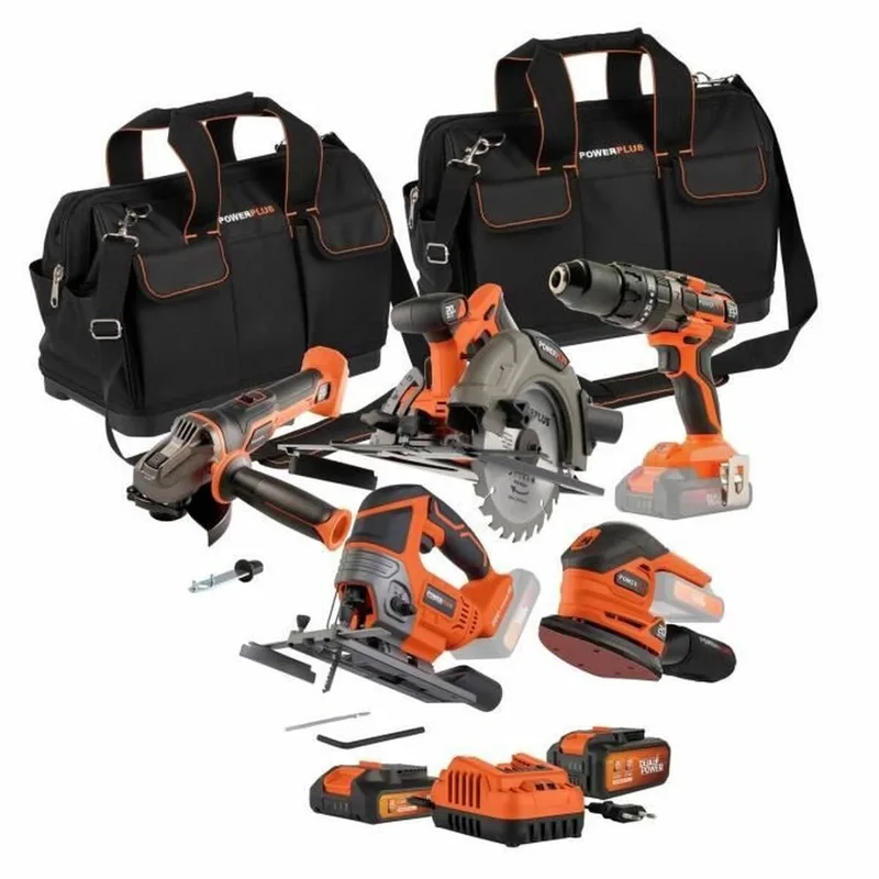 Gereedschapsset Powerplus (4 Stuks) de Powerplus, Orange – image du produit
