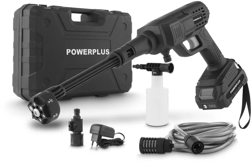 Hogedrukreiniger POWXG90450 - 20 V met een maximale wateropbrengst van 240 l/hour de Powerplus – image du produit